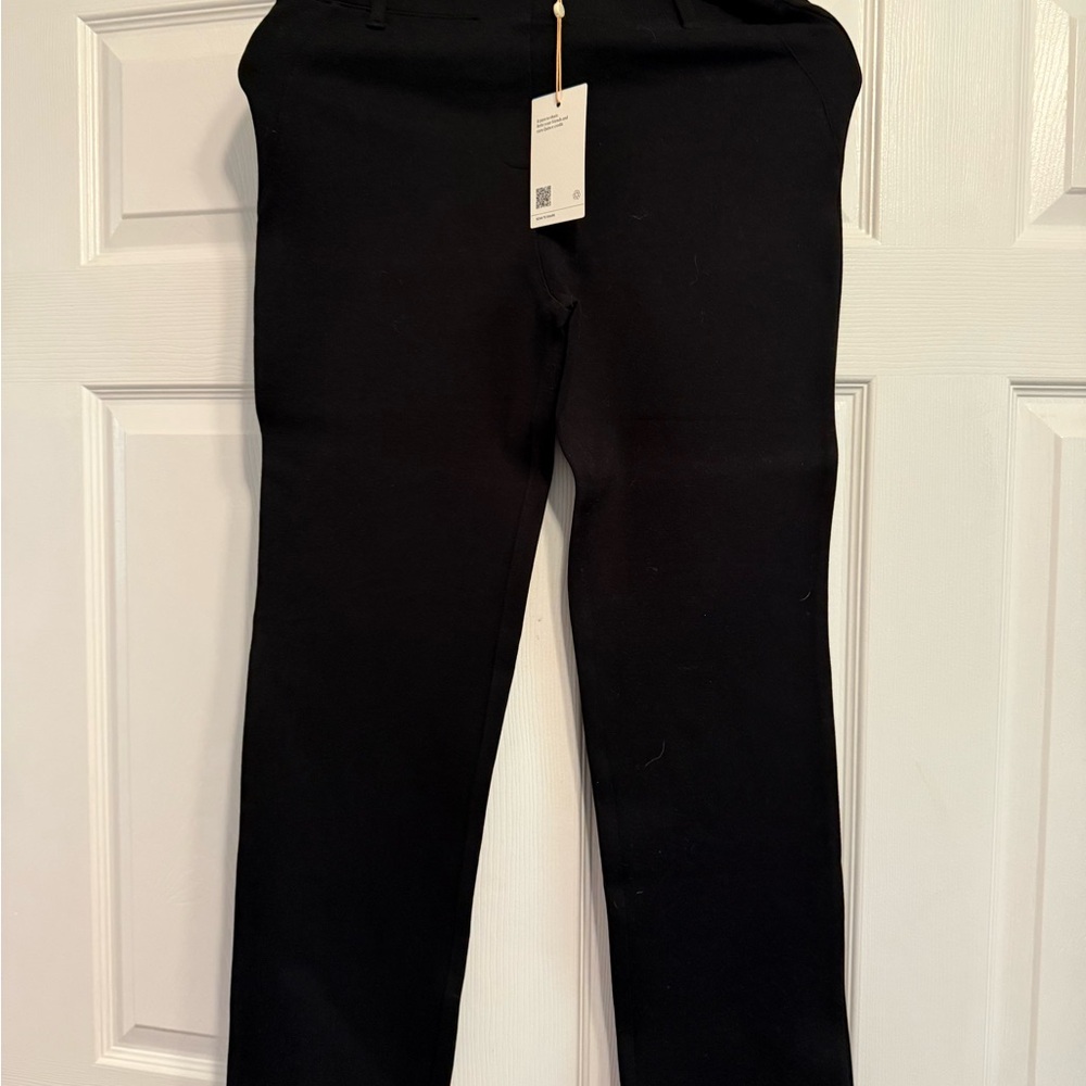 Quince Elegant Black Trousers